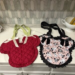 Handmade 28 dreams quilted Mickey head tote bags